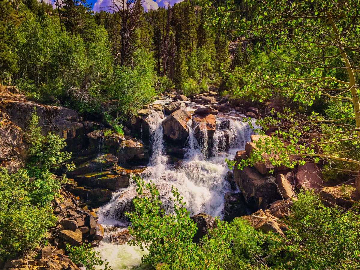 At the lower falls