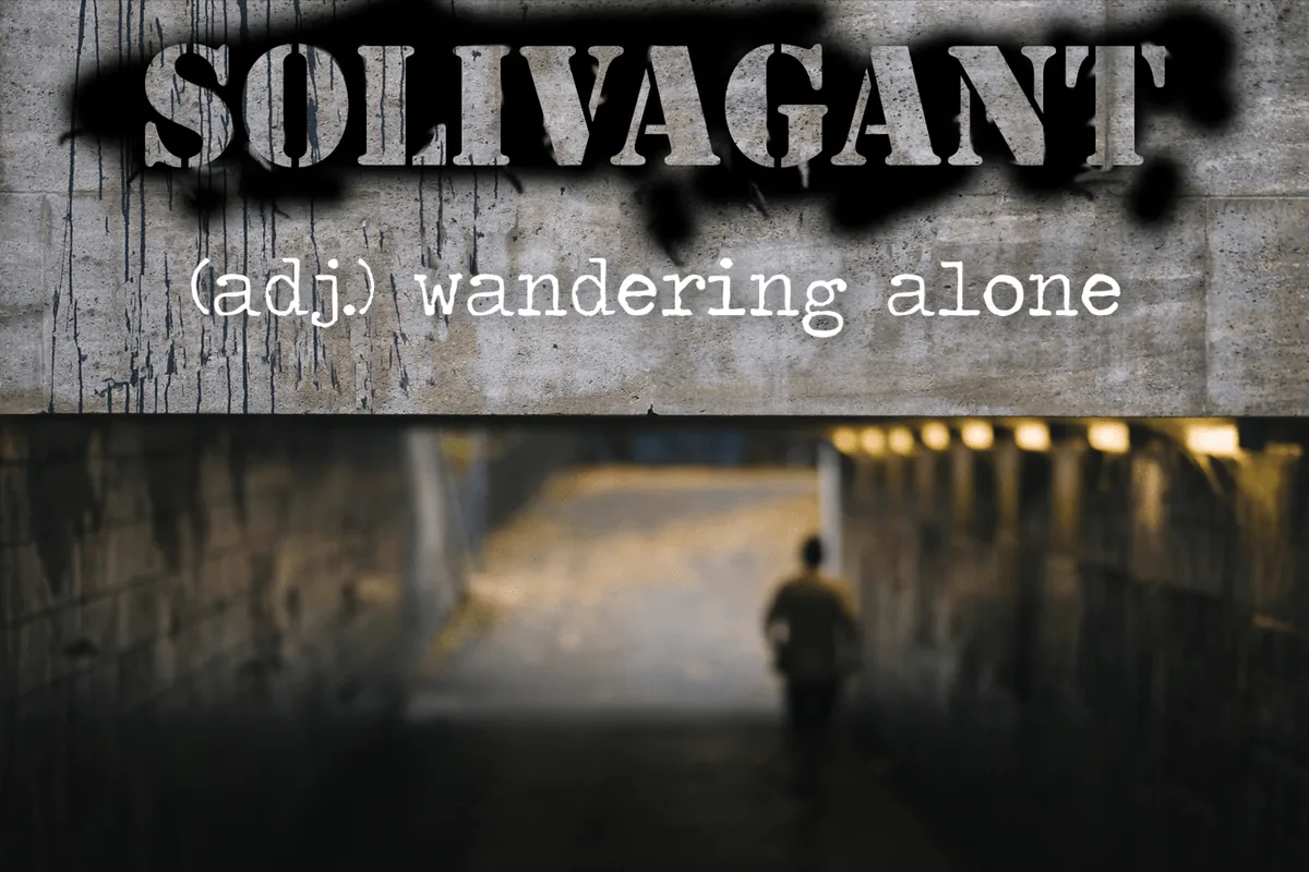 The word is Solivagant