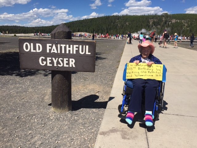 108th Birthday Wish Granted