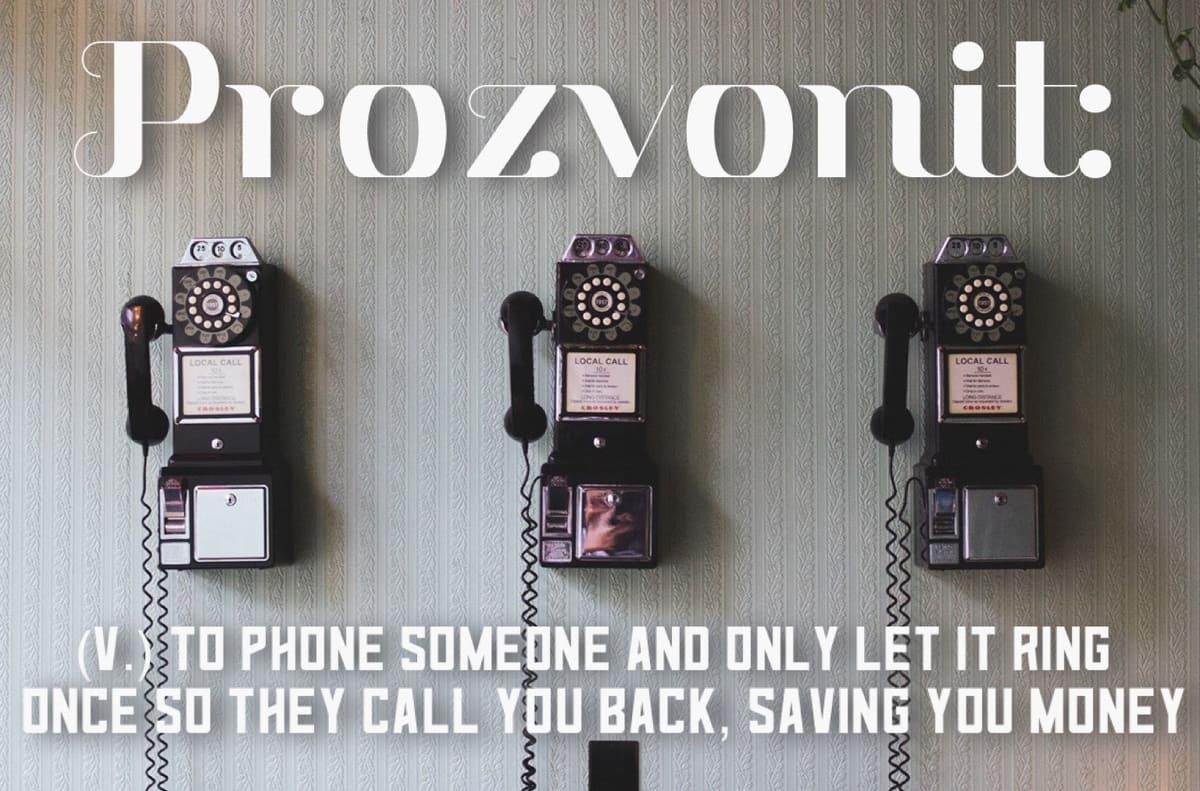 The word is Prozvonit