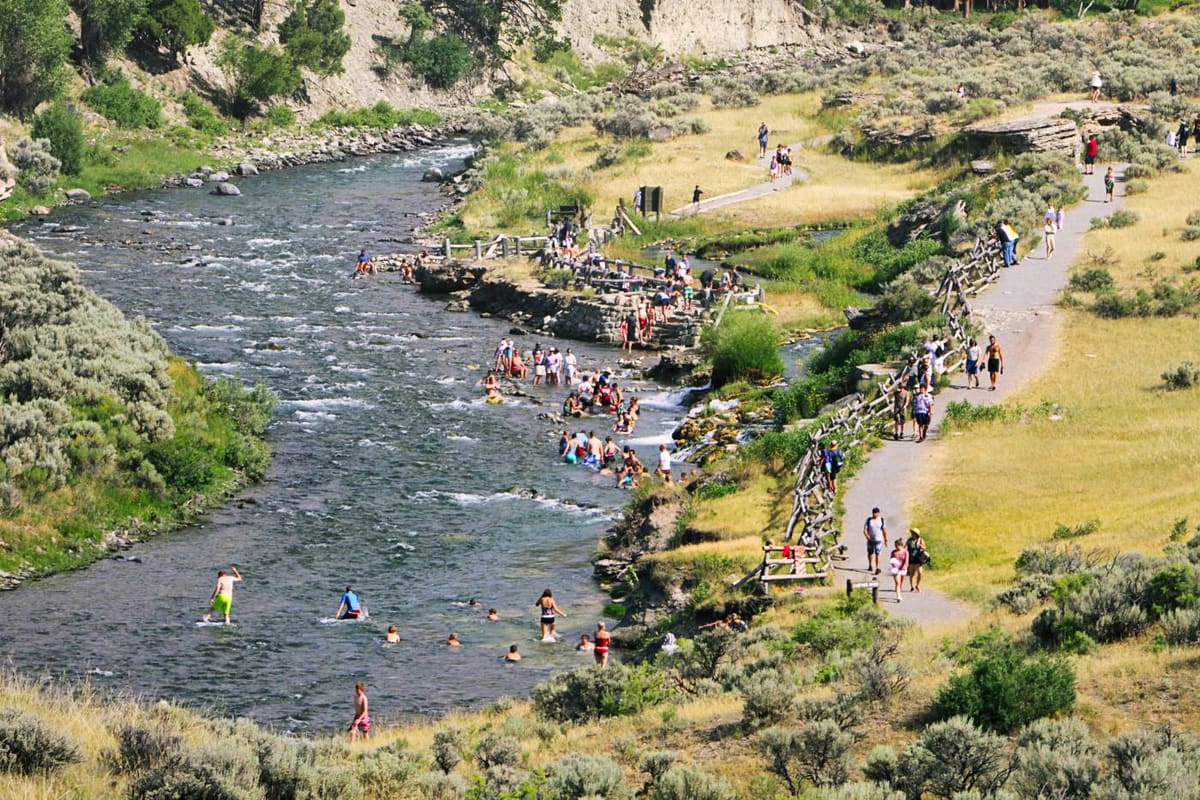 boiling river