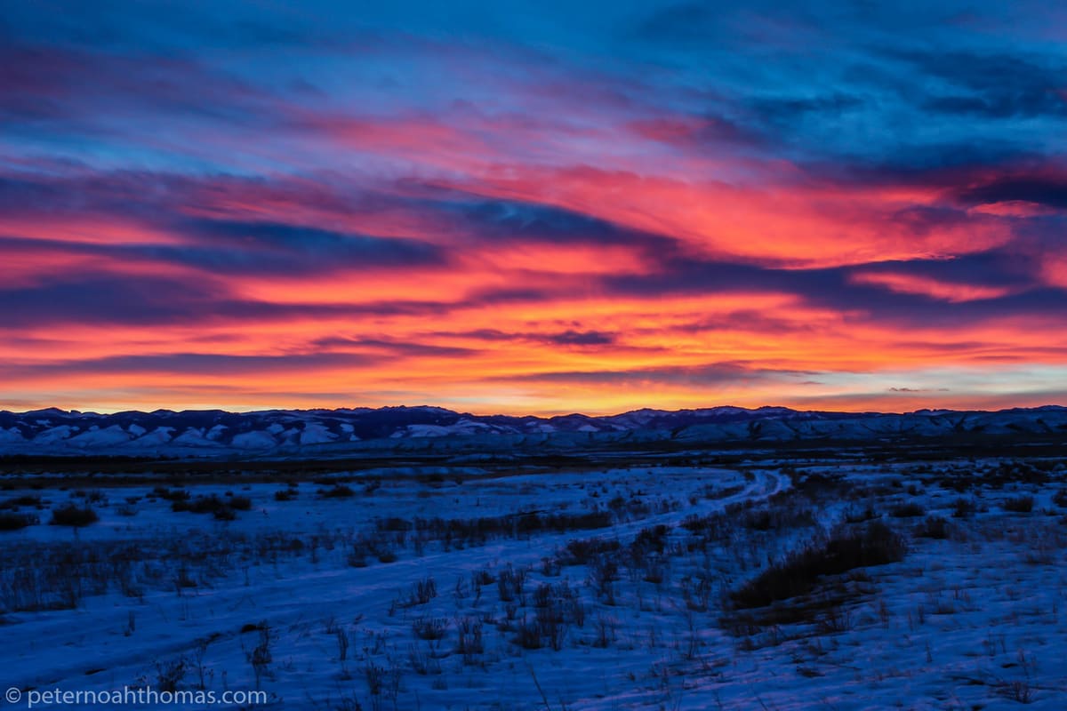 Sunrise on Snow