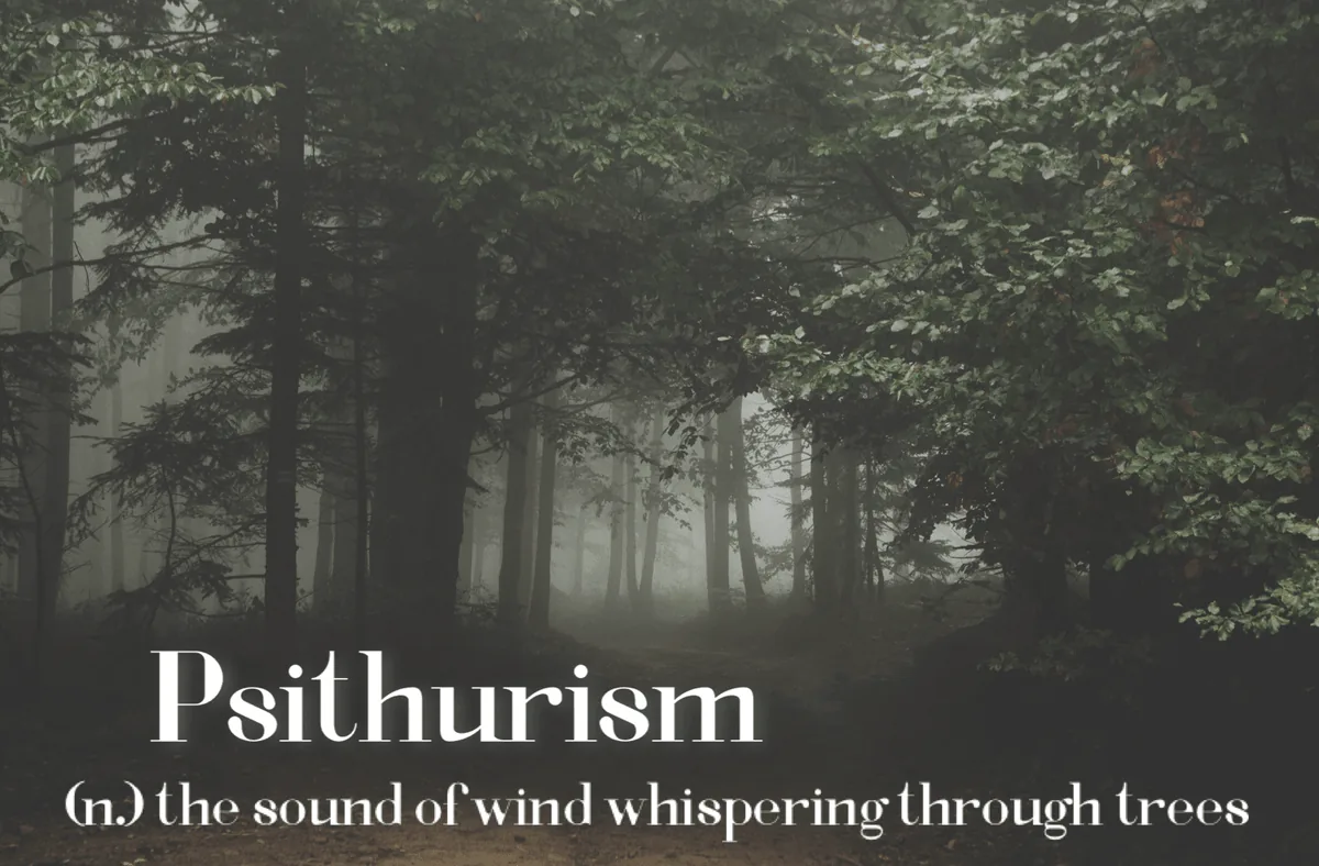 The word is Psithurism