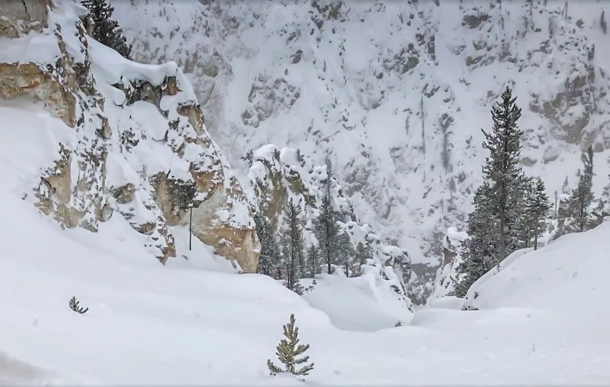 Snow at Lookout Point