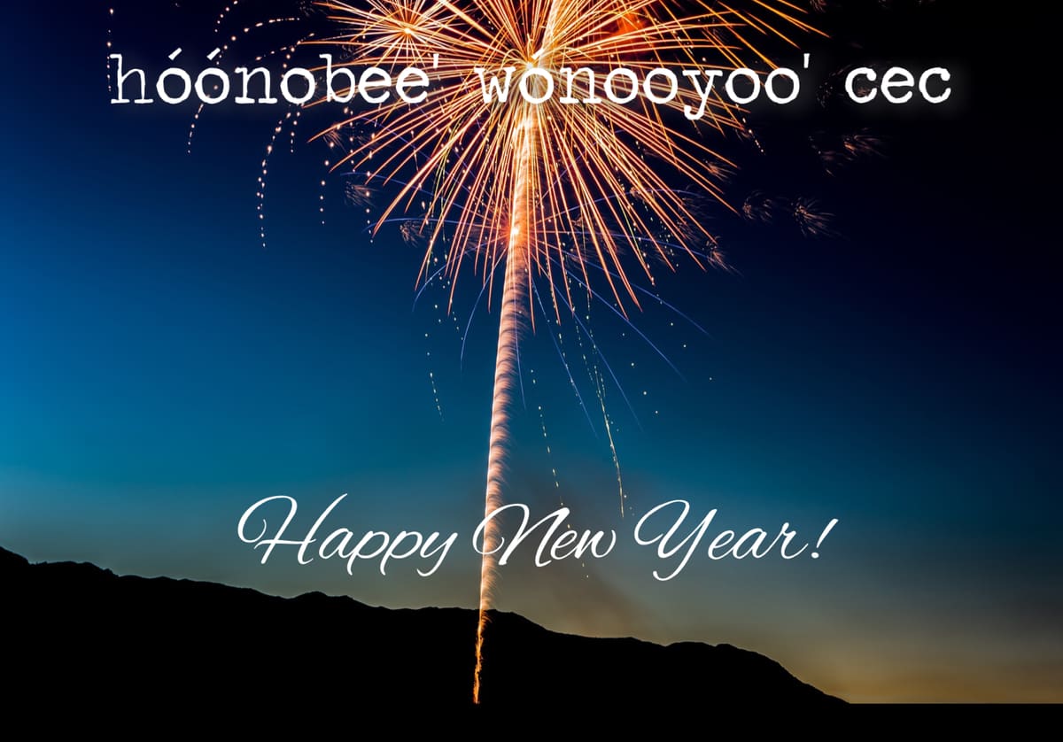 The word is hóónobee' wónooyoo' cec