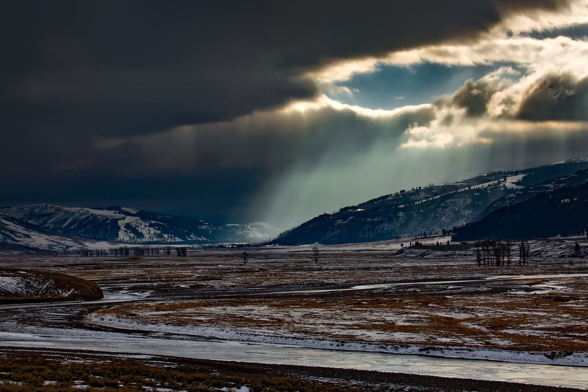 What calls an artist to Wyoming?